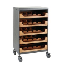 Wooden Wine Bottle Display Rack