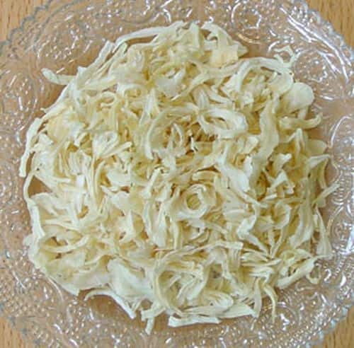 Natural white onion flakes, Size : Large