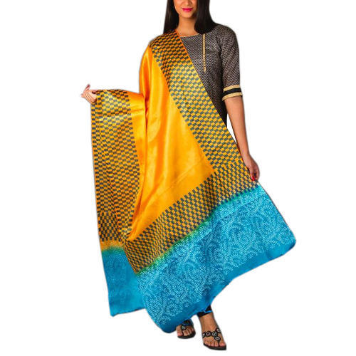 Banarasi silk dupatta, Feature : Anti-Wrinkle, Comfortable, Impeccable Finish, Shrink Resistance