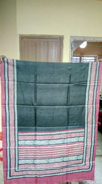 Green Tussar Silk Dupatta