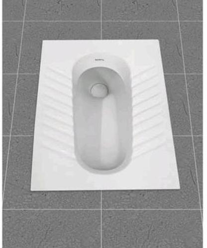 Ceramic Orissa Pan Toilet Seat, Color : White