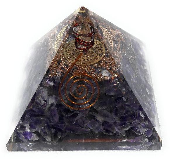 Amythyst orgon pyramid