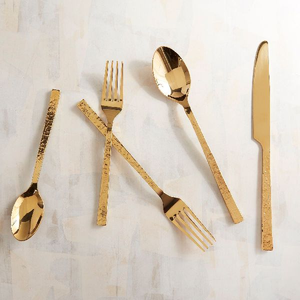 Metal Gold flatware, for Kitchen, Style : Modern