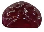 Natural Ruby Glass Filled Gemstone Fancy Shape Hand Carved Carving Stones LGS80