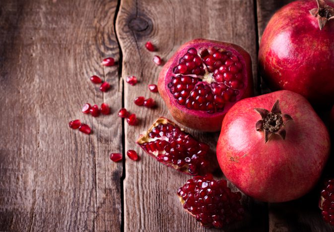 fresh pomegranate