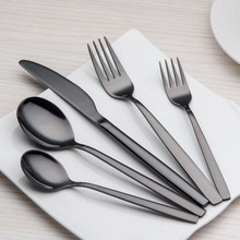 Brass Flatware Black Cutlery
