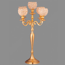 Aluminium Gold Candelabra