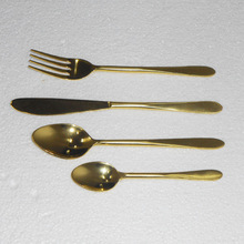 Buyer brand Stainless Steel gold flatware set, Feature : Eco-Friendly