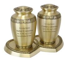 Brassworld India Metal Companion Brass Cremation Urn, Style : American Style