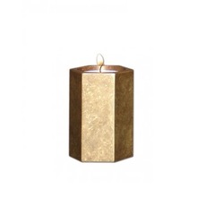 Gold Metal Tealight Urn, Style : American Style