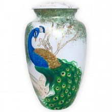 Metal Hand Painted Cremation Urn, Style : American Style