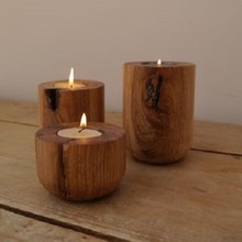 Three Wood Tea Light Funeral Urn, Style : American Style