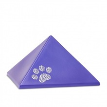 Triangle Blue Brass Pet Funeral Urn, Style : American Style