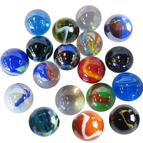 Round Polished Marbles, for Playing, Pattern : Antique