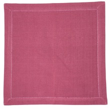 100% Cotton Plain Dyed Table Napkin, Color : Pink