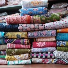 Maniona 100% Cotton handmade blanket, Color : Multicolors