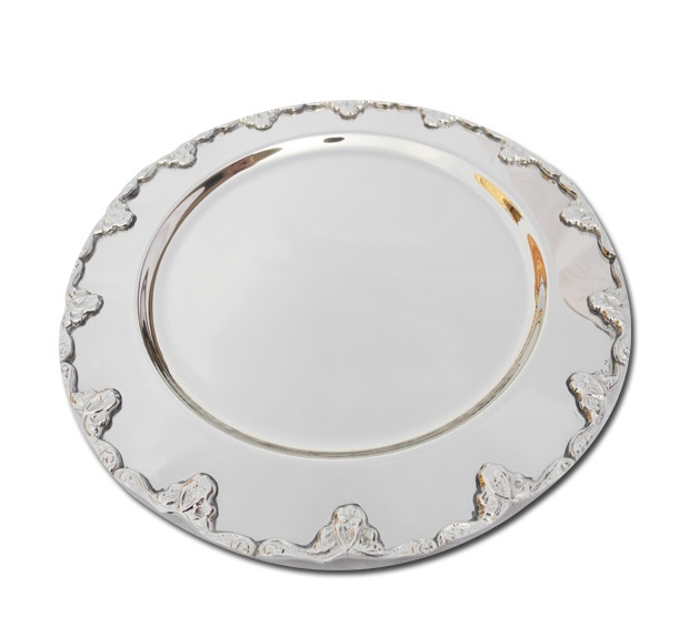 Metal SILVER PLATED SERVING PLATES, Feature : Eco-Friendly