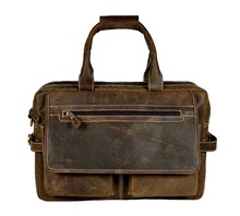 Leather laptop satchel leather briefcase, Gender : Unisex
