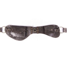 pocket waist leather belt bag