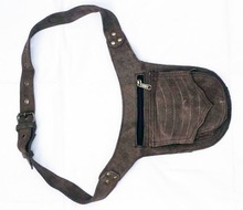 pure leather bum bag belt