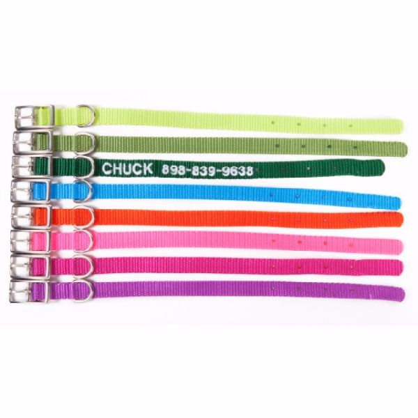 Cotton Dog Collars With Adjustable