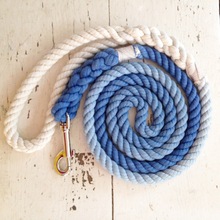 Cotton Rope Navy Blue Dog Leash, Feature : Eco-Friendly