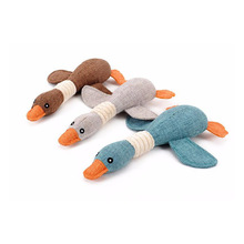 Funny Sound Squeaky Duck Dog Toy, Color : Customized