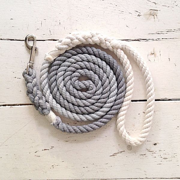 Grey Ombre Rope Leash