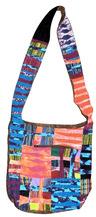 Cotton fabric Hippie Bag, Closure Type : Zipper