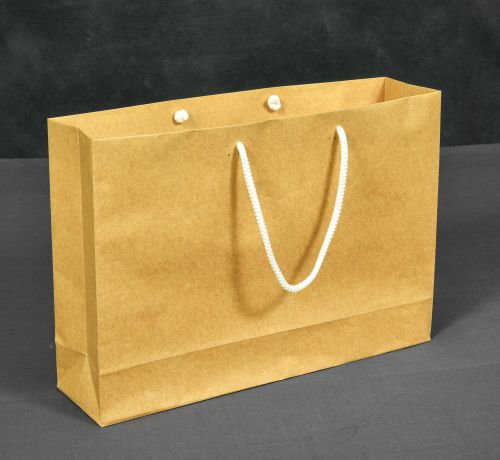Brown Top Uncoated Paper Bags, for Gift Packaging, Shopping, Pattern : Plain