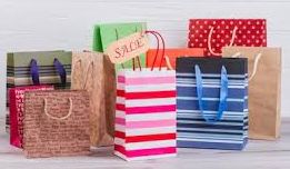 Multicolored Printed Paper Shopping Bags, Feature : Eco Friendly