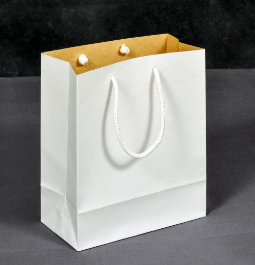 White Top Uncoated Paper Bags, Feature : Eco Friendly