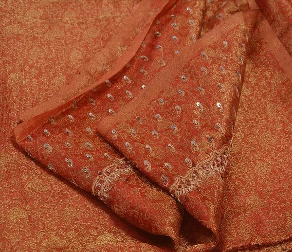hand embroidery woven craft fabric sari