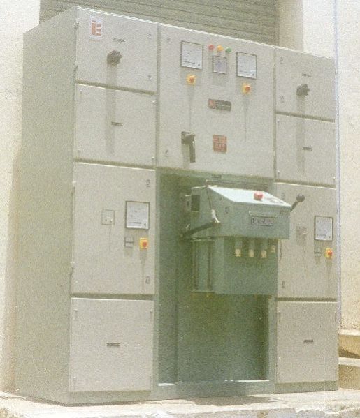 Mild Steel Electrical Control Panels, Voltage 440V, Power 912kw at