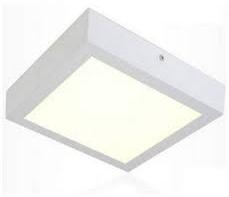 Round 15 Watt LED Surface Panel Light, Color : Warm White