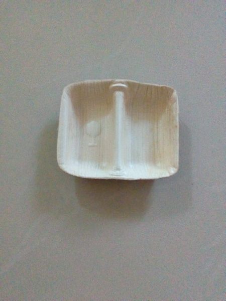 Areca Leaf Two Partition Bowl