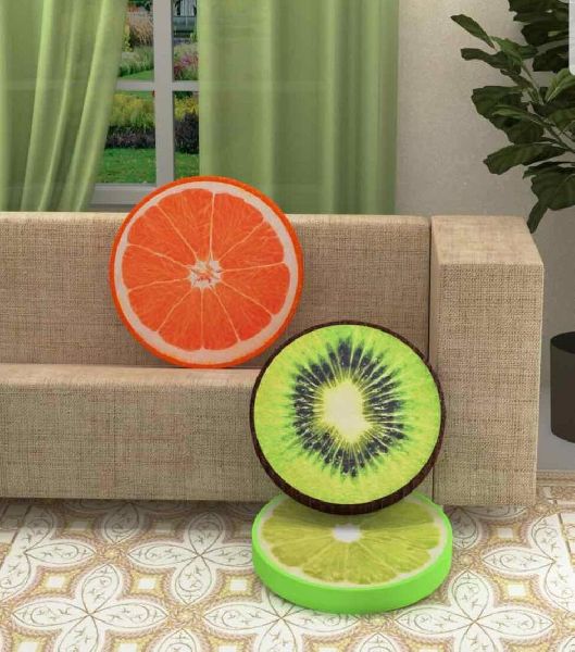 Plush Fabric 3D shaped fruit pillow, for Beach, Bedding, Car Seat, Chair, Christmas, Decorative, Home