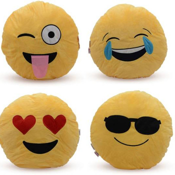 Emoji Cushion, for Beach, Bedding, Car Seat, Chair, Christmas, Decorative, Foot, Home, Seat