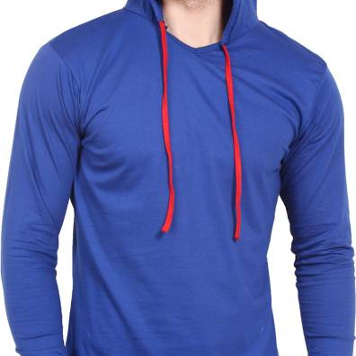 Style Maniac 200 Grams TWILL Mens Hooded T-Shirt, Technics : Plain Dyed