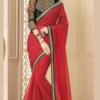 Cotton Wedding Designer Saree