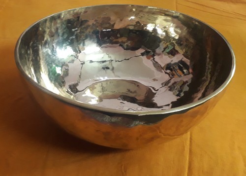 Round Antique Copper Tin Traditional Singing Bowl, Feature : Elegant design