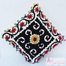 Handmade Cushion Cover Suzani Embroidery Pillows Home Decor-Craft Jaipur