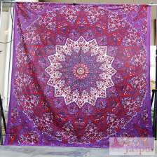 Hippie Bohemian Star Tapestry Indian Dorm Mandala Bedspreads-Craft Jaipur