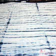 Indigo Blue Tie Dyed Natural Cotton Shibori Printed Fabric-Craft Jaipur