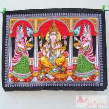 Lord Ganesha Wall Hanging Tapestry Small Poster Decorative-Craft Jaipur