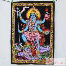 Lord Shiva God Hindu Religious Poster Tapestry Wall Hanging-Craft Jaipur