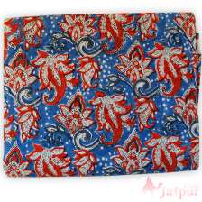 Multi Floral Hand Block Printed Cotton Craft Sewing Fabric-Craft Jaipur