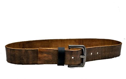 Glossy Solid Leather Grain Belts, Buckle Material : Aluminium