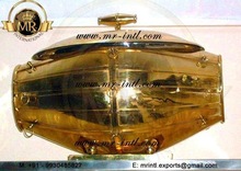 Brass Dholak Chafing Dish Buffet Food Warmer