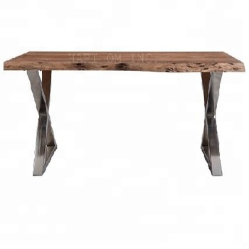 Metal BABOOL TOP DINING TABLE